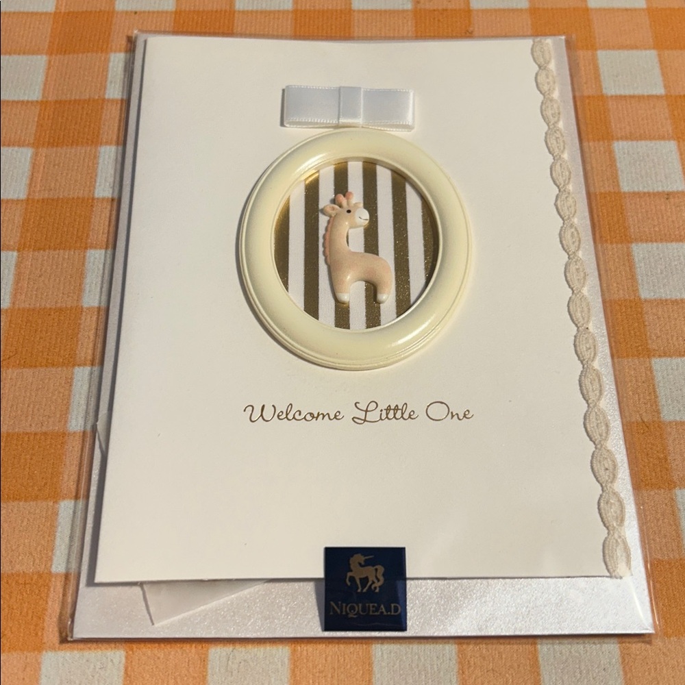 “Welcome Little One”  New Baby Papyrus card